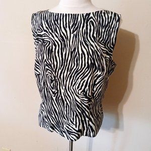 Zebra print Crop Top